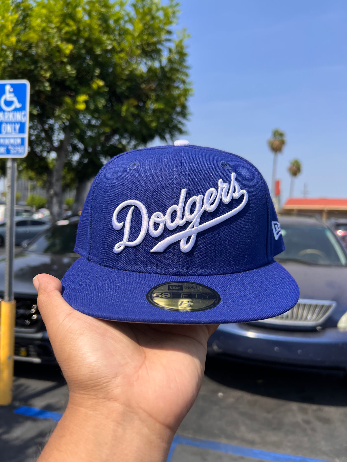 Los Angeles Dodgers Script Royal Blue 5950