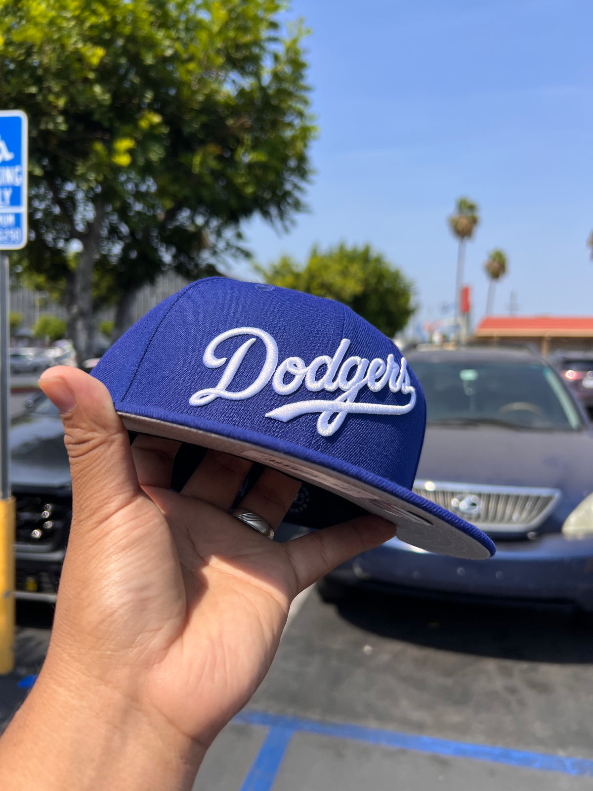 Los Angeles Dodgers Script Royal Blue 5950