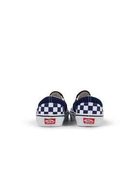 VANS MENS CLASSIC SLIP-ON - NAVY CHECKERED