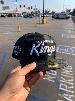 Los Angeles Kings Script Black Camo 5950