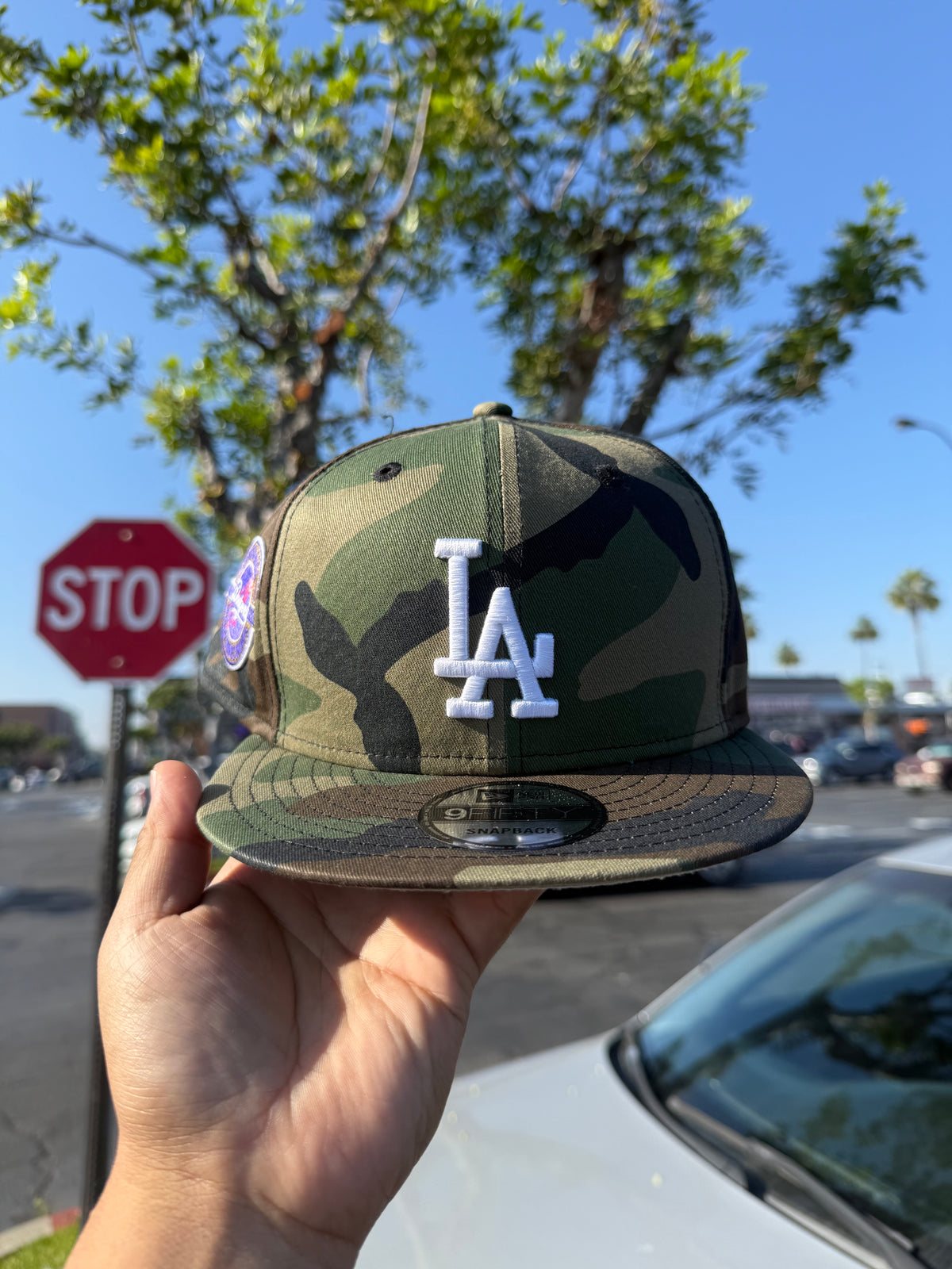 New Era 950 Men's Los Angeles Dodgers New Era Camo 2025 MLB Championship Snapback  Hat (Copy)
