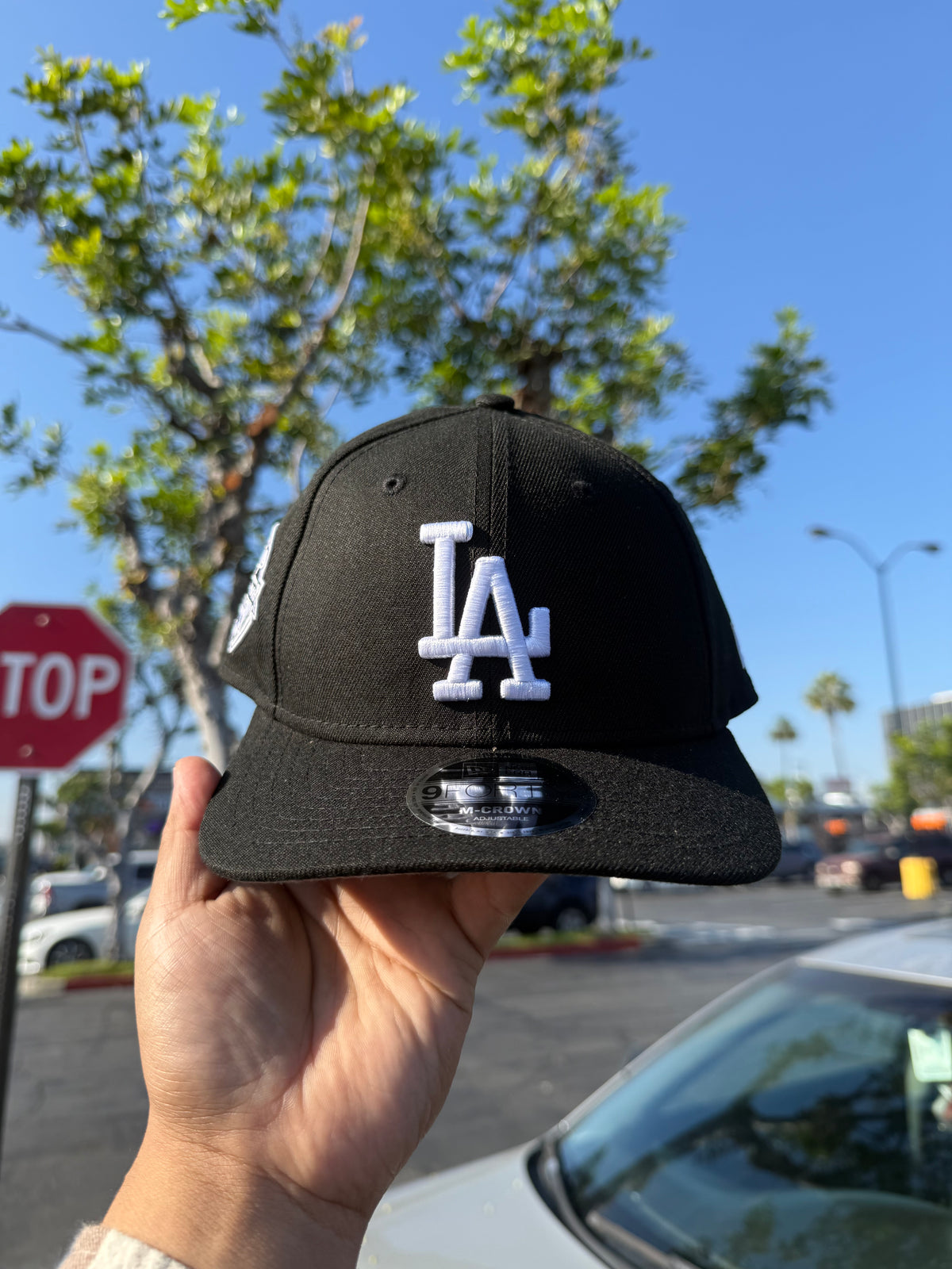 New Era 940 Men's Los Angeles Dodgers New Era Black 2025 MLB Championship Snapback Hat
