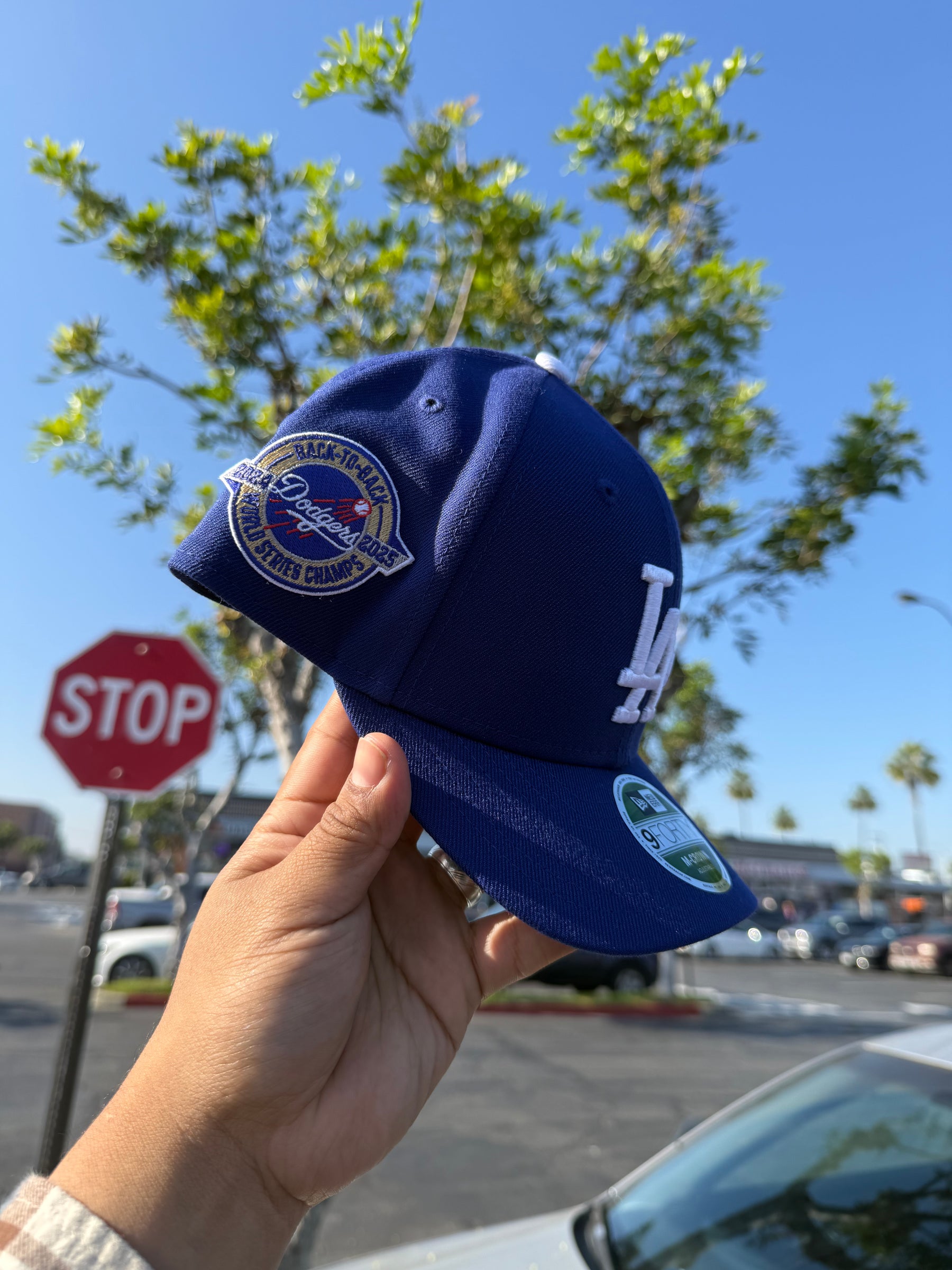 New Era 940 Men's Los Angeles Dodgers New Era Royal 2025 MLB Championship Hat