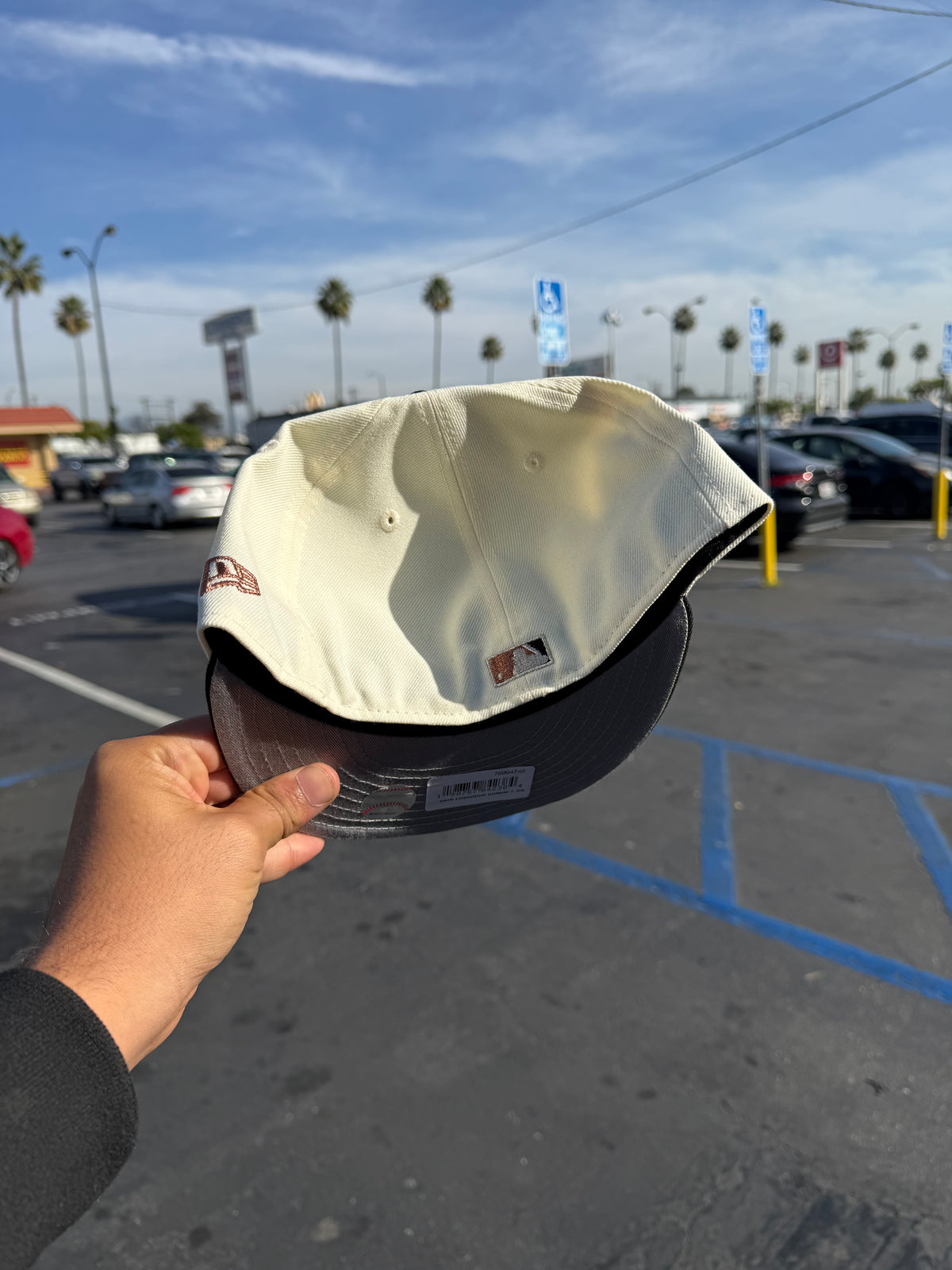 Los Angeles Dodgers Script Chrome / Black 5950