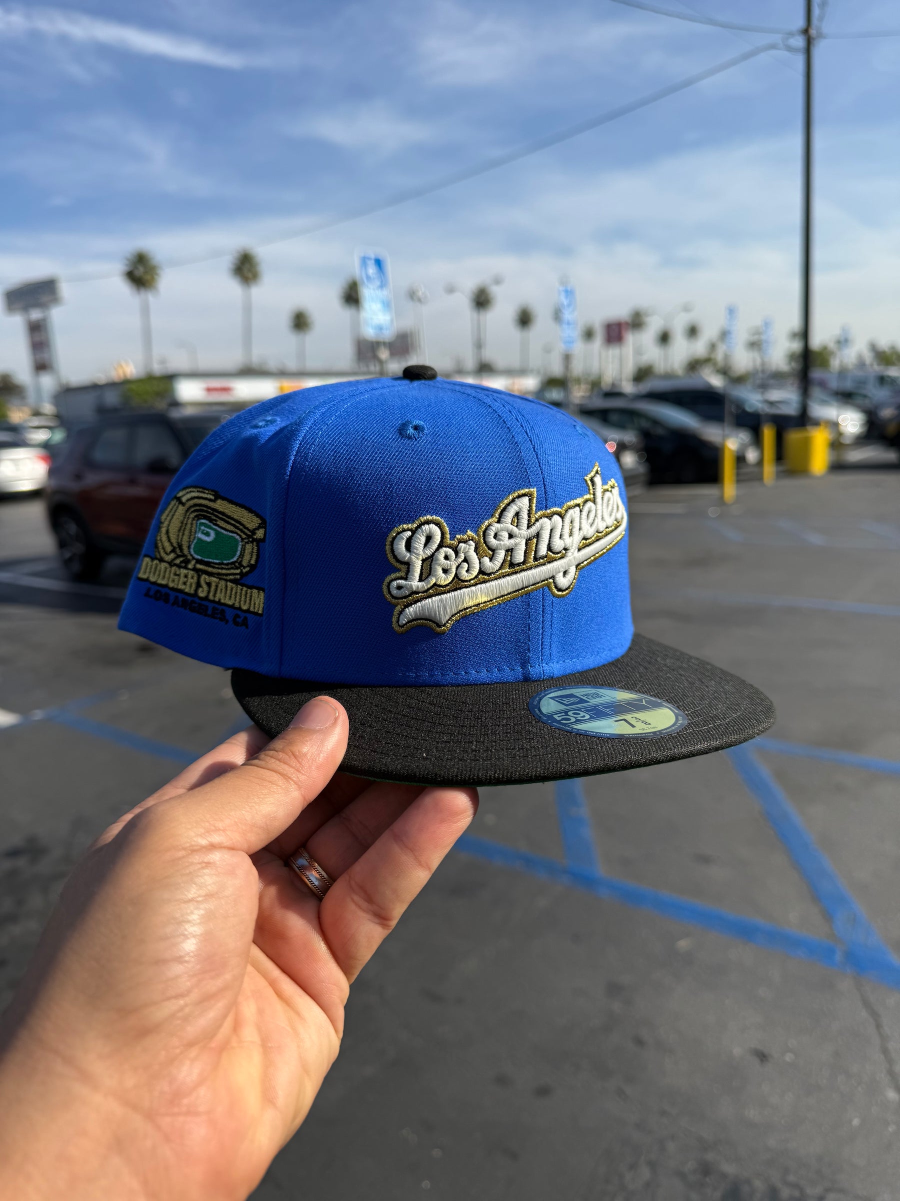 Los Angeles Dodgers Script Light Royal / Black 5950