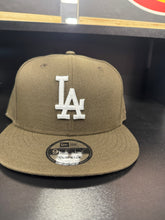 MLB New Era 9Fifty Basic Snapback Dodgers Brown/ White 950