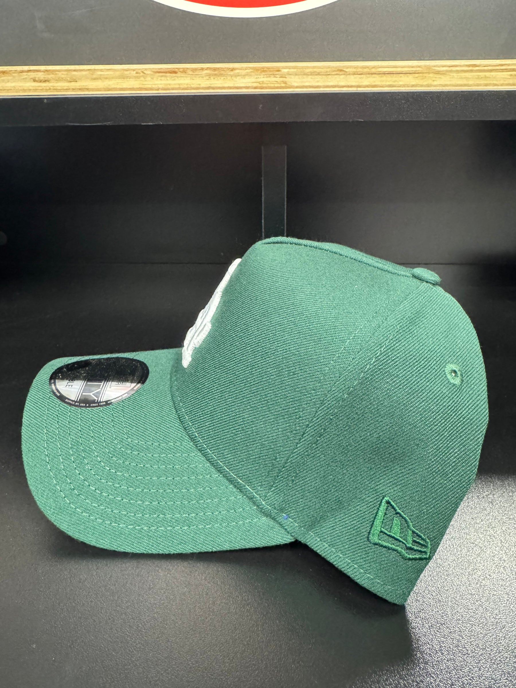 Los Angeles Dodgers DK Green/White 9Forty Adjustable A-Frame Hat