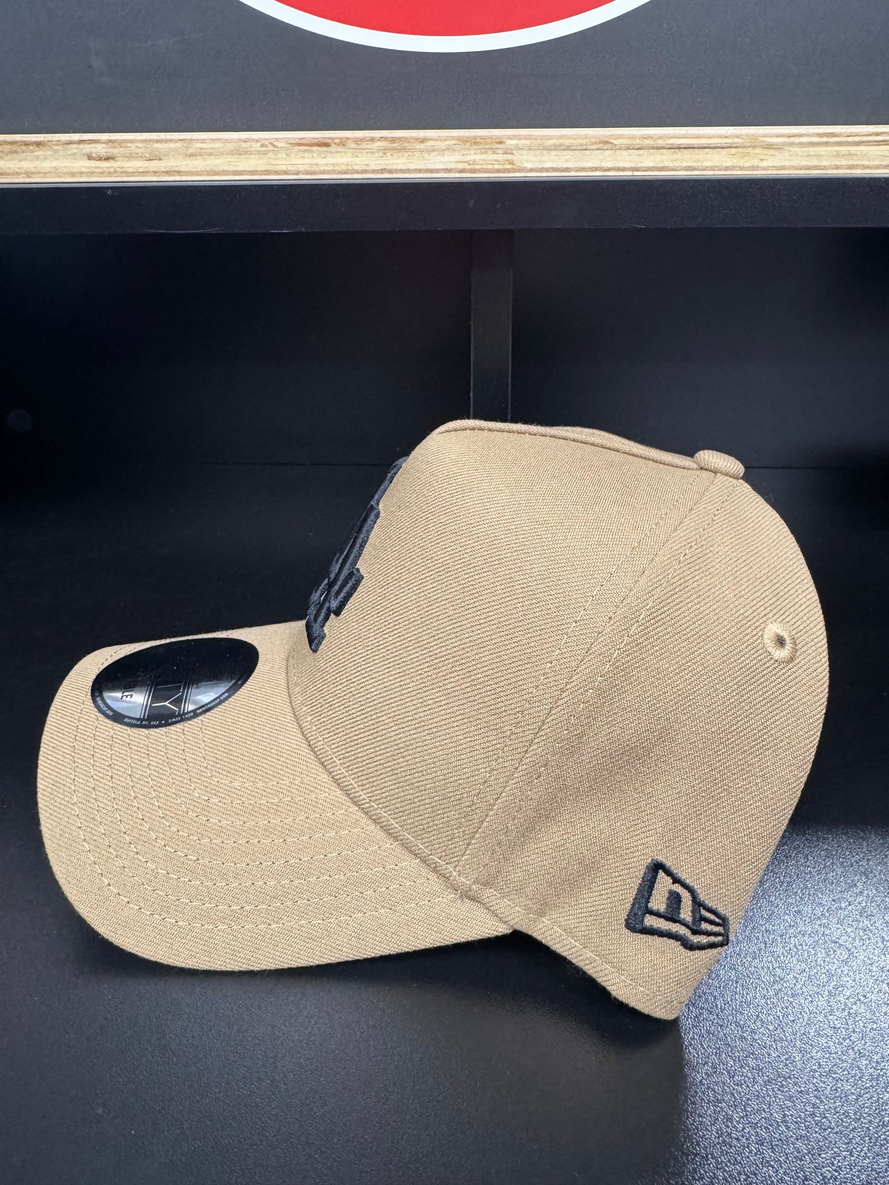 Los Angeles Dodgers Khaki/Black 9Forty Adjustable A-Frame Hat