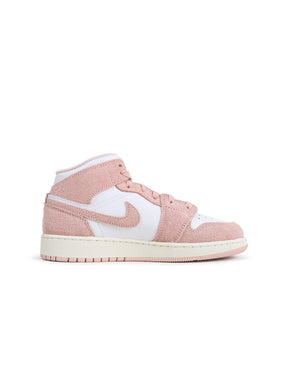 Air Jordan Big Kids 1 Mid Se - Legend Pink