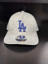 Los Angeles Dodgers Grey Cotton Weave 9Forty Adjustable M-Crown Hat