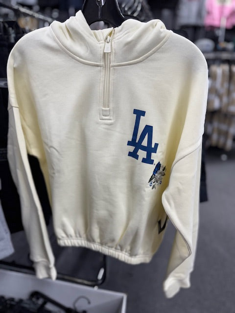 Womens Dodger Crop 1981 Pullover Hood