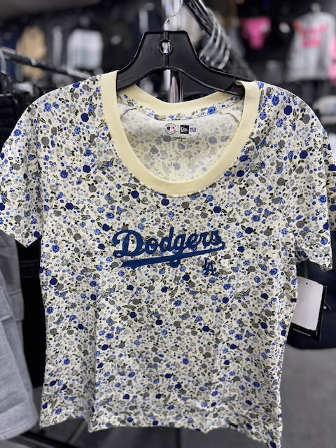 Womens Dodger Floral 1981 Tee