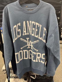 Men's 47 Timber Blue  Los Angeles Dodgers  Pullover Crew Neck Sweater