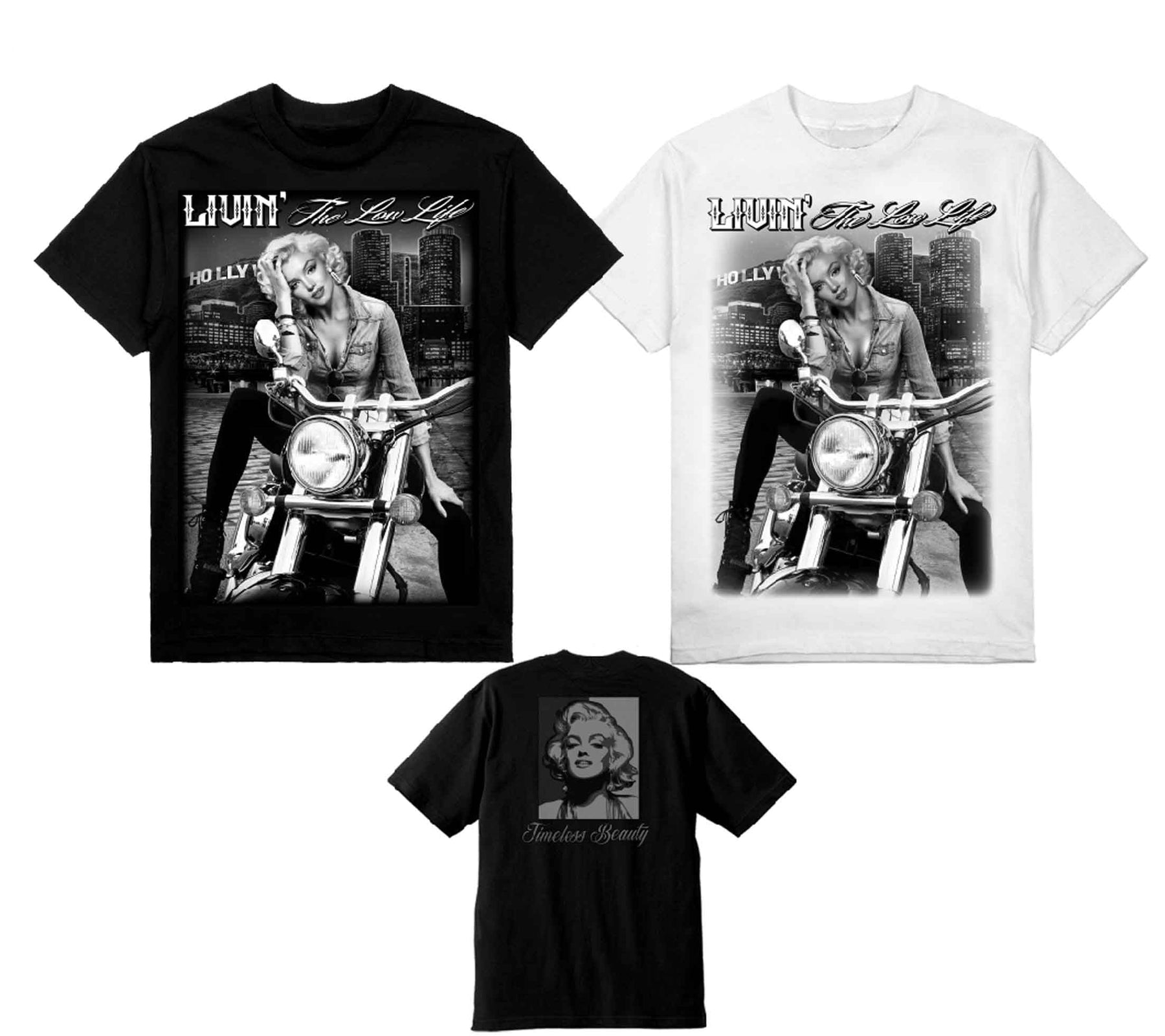 Marilyn Livin The Low Life - Graphic Tee