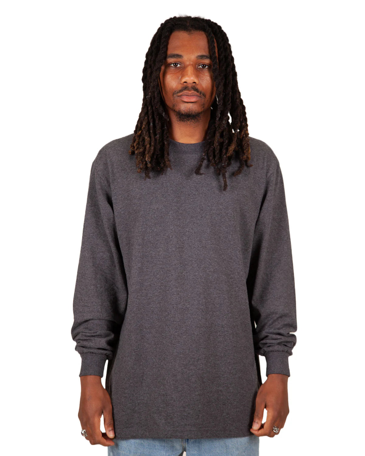 SHAKA WEAR MENS HEAVY LONG SLEEVE TSHIRT