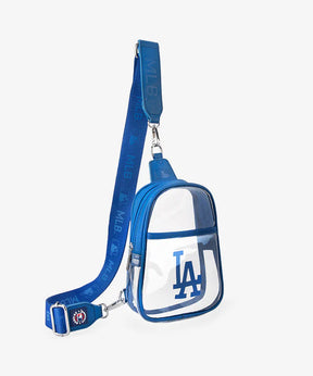 MLB Los Angeles Dodgers Clear Sling Stadium Bag- Clear