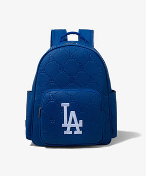 MLB Los Angeles Dodgers Backpack with Embossed Pattern - Royal