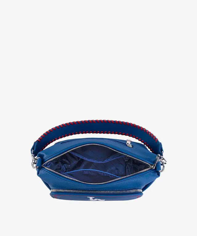 MLB Los Angeles Dodgers Shoulder Bag with Crossbody Strap - Royal