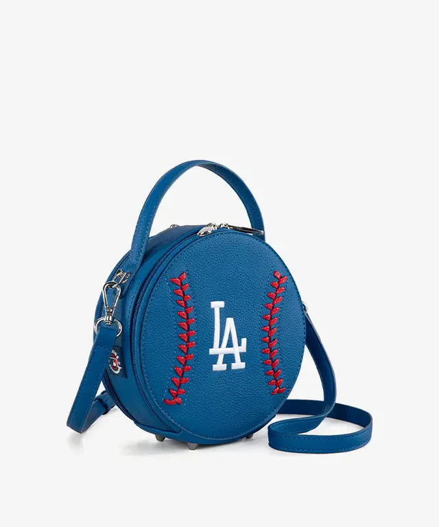 MLB Los Angeles Dodgers Circle Crossbody Bag-Royal