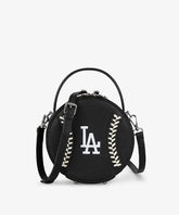 MLB Los Angeles Dodgers Circle Crossbody Bag-Black