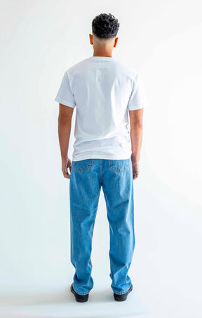 Neo Blue Baggy Skate Jeans