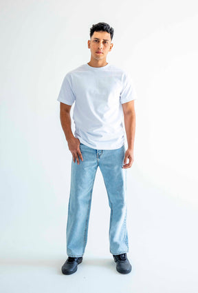 Neo Blue Baggy Skate Jeans