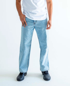 Neo Blue Baggy Skate Jeans