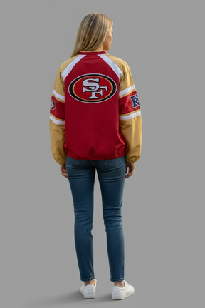 Men's Nylon Pullover Jacket San Francisco 49ers