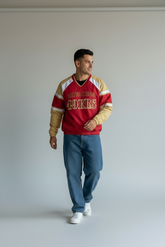 Men's Nylon Pullover Jacket San Francisco 49ers