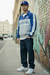 Los Angeles Dodgers Poly Half Zip Jacket