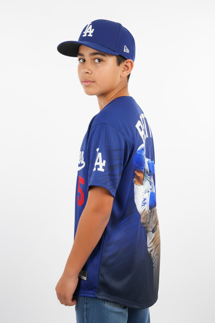 Youth MLB Los Angeles Dodgers Royal Sublimation Jersey
