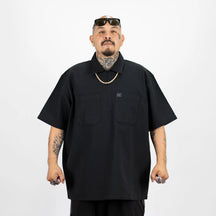 FB County Short Sleeve Checker Zip Shirt