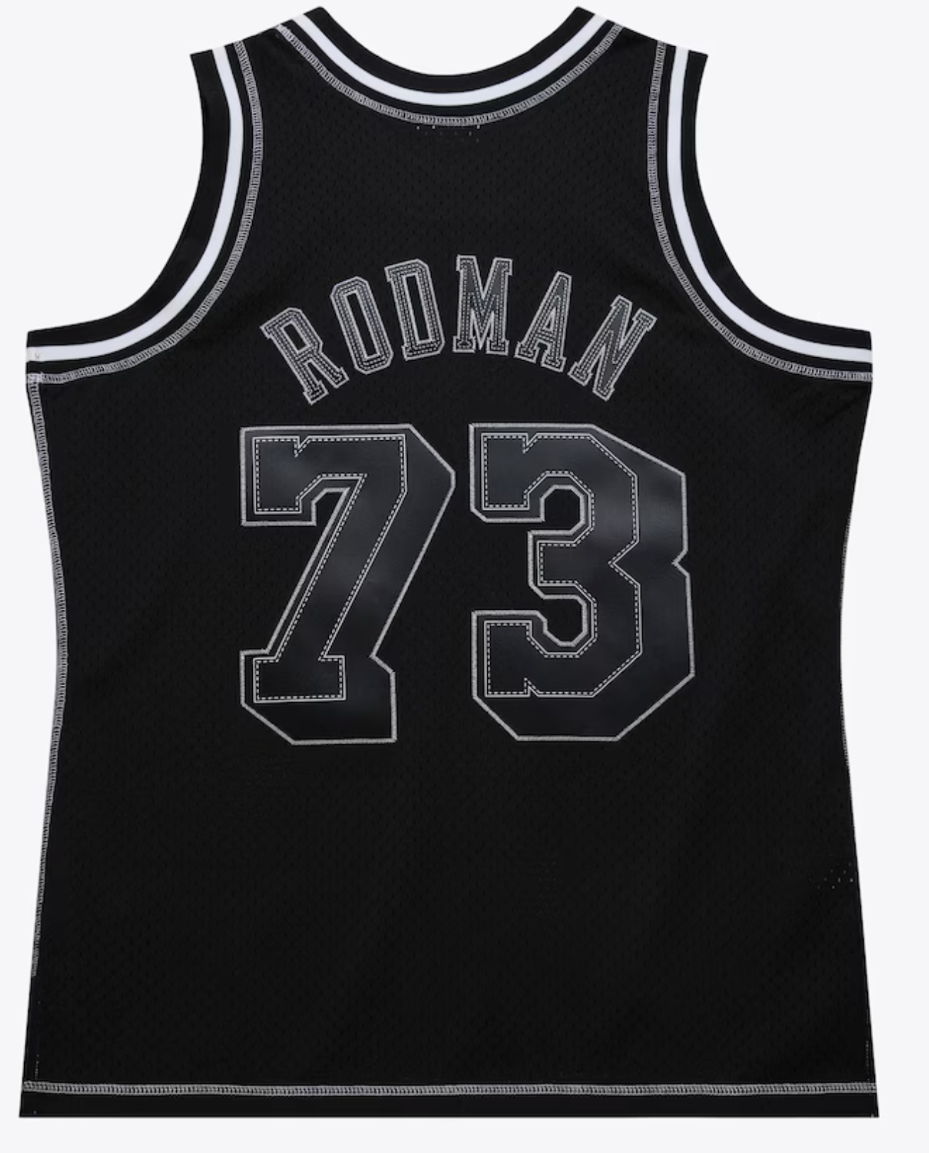 Men's Dennis Rodman Black Los Angeles Lakers 1998/99 Contrast 2K Swingman Jersey