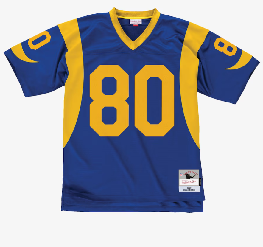 Men's Isaac Bruce Royal St. Louis Rams Gridiron Classics 1999 Legacy Player Jersey