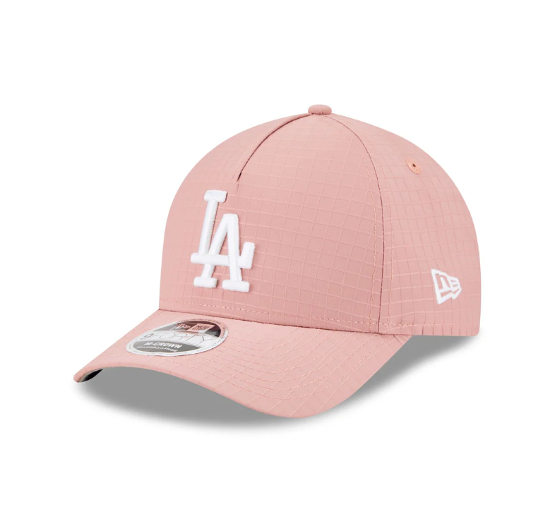 Pink Los Angeles Dodgers Ripstop 9FORTY M-Crown A-Frame Snapback