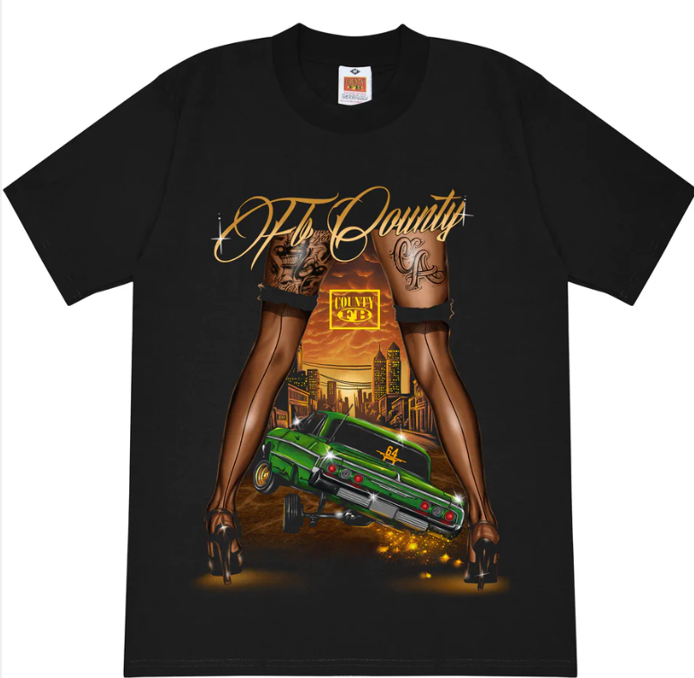 FB County Graphic Heavy Hard T-Shirts - Legs (JUMBO PRINTS)