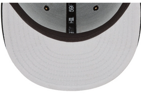 Los Angeles Lakers Black White Western Conference Side Patch 59Fifty Fitted