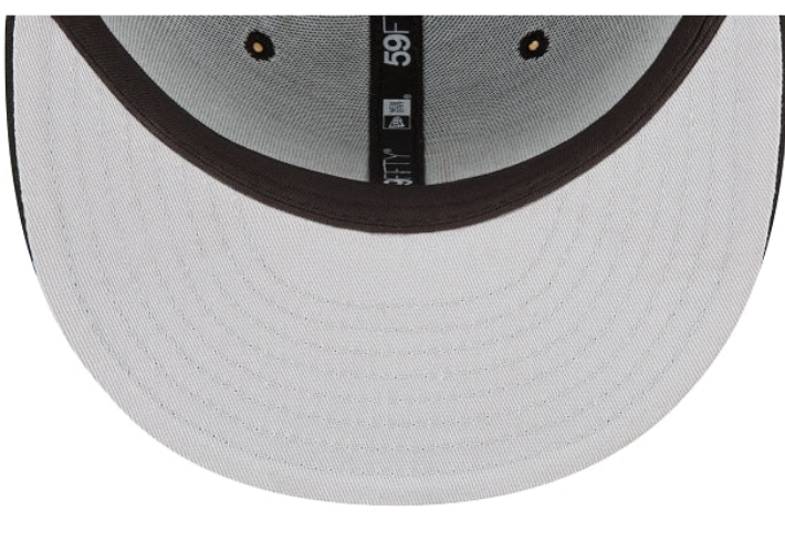 Los Angeles Lakers Black White Western Conference Side Patch 59Fifty Fitted