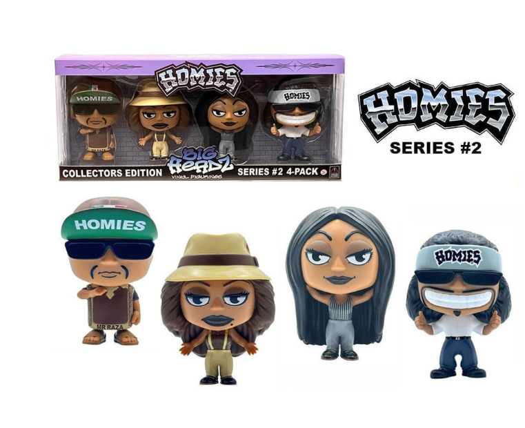 HOMIES™ - BIG HEADZ 4-Pack Figure Set - Series #2