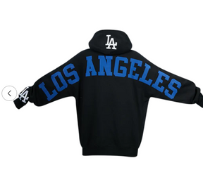 Pro Standard LA Dodgers Wingspan Hoodie - Black