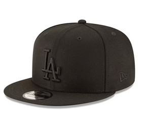New Era Los Angeles Dodgers Black Tonal 2025 Game World Series Side Patch 9FIFTY Mens Snapback Hat