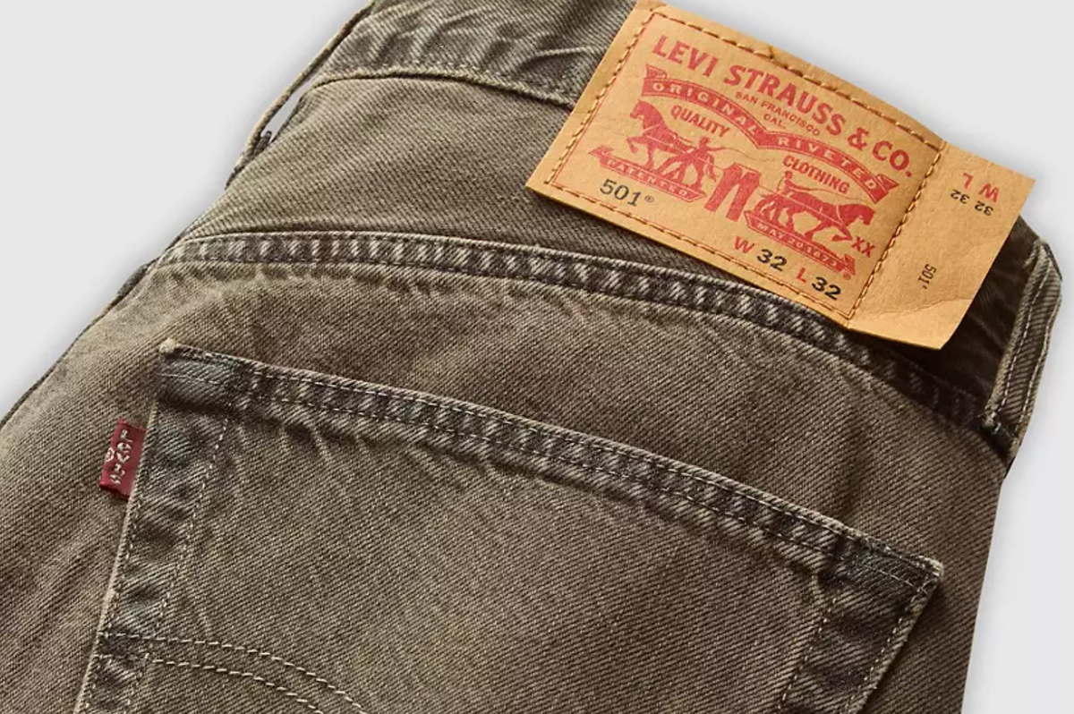 501 LEVIS COATED MEN'S JEANS 501-3742