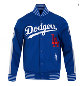 Pro Standard MLB LOS ANGELES DODGERS CURRENT LOGO PRO GAME DAY MEN'S DOUBLE KNIT JACKET