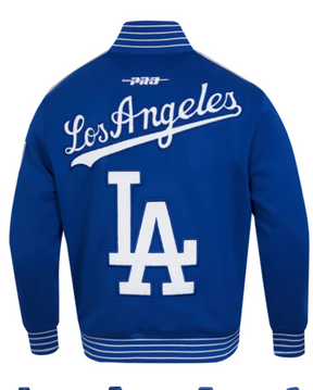 Pro Standard MLB LOS ANGELES DODGERS CURRENT LOGO PRO GAME DAY MEN'S DOUBLE KNIT JACKET