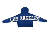 Pro Standard  Los Angeles Dodgers Womens Crop Sweatshirt Wingspan Pullover Hoodie