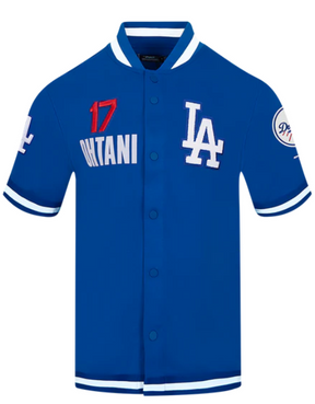 Men's Pro Standard MLB LOS ANGELES DODGERS SHOHEI OHTANI #17 CLASSIC MEN'S WARM UP JACKET