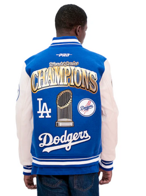 Pro Standard MLB LOS ANGELES DODGERS MLB WORLD SERIES 2025 MEN´S RIB WOOL VARSITY JACKET