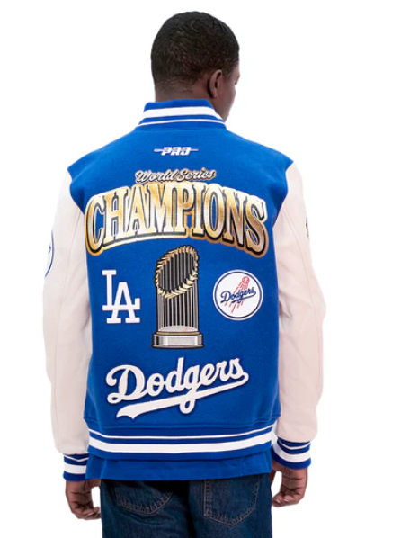 Pro Standard MLB LOS ANGELES DODGERS MLB WORLD SERIES 2025 MEN´S RIB WOOL VARSITY JACKET