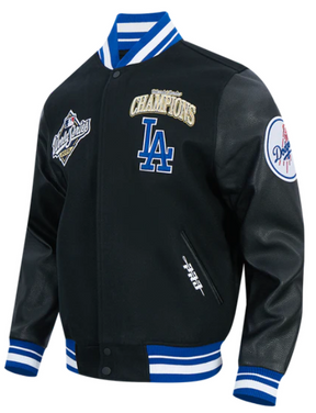 Pro Standard MLB LOS ANGELES DODGERS MLB WORLD SERIES 2025 MEN´S RIB WOOL VARSITY JACKET (Copy)