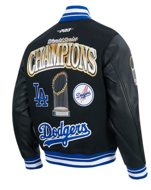 Pro Standard MLB LOS ANGELES DODGERS MLB WORLD SERIES 2025 MEN´S RIB WOOL VARSITY JACKET (Copy)